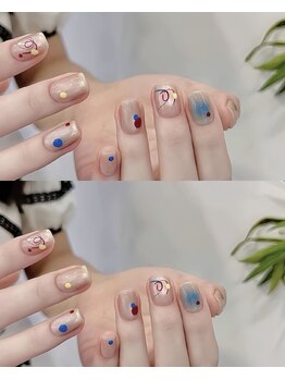 アオイ アイラッシュ 大久保店/マグネットとアート