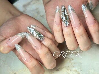 クリーク(CREEK)/ガラスフレンチロングスカルプ