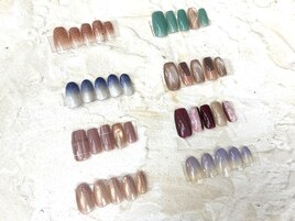 秋の定額デザインネイル