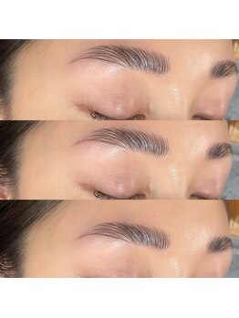 カリノ(carino)/一緒に作るアイブロウパーマ+Wax