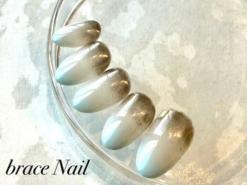 ブレスネイル(brace Nail)/ミラーベースグラデーション