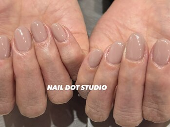 ネイルドットスタジオ 堺筋本町(NAIL DOT STUDIO)/ちゅるんグレー