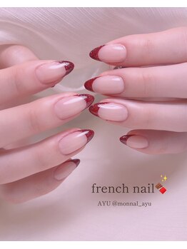 リアンド(Li&)/シンプル♪フレンチネイル