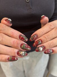 チェックネイル