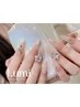 《チップスカルプ人気No.2★》120分シンプル持ち込みデザインネイル　12980円