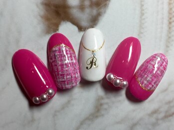 ネイル ナテュール 平塚店(Nail Nature)/変形フレンチツイード柄☆