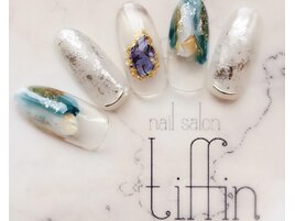 クリアを入れて涼し気に