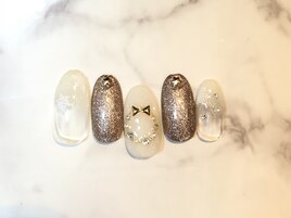 クリスマスリースネイル