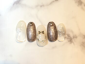 クリスマスリースネイル