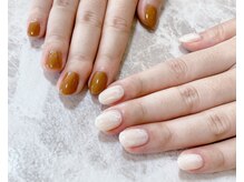 ネイルサロン ティフィン(tiffin)/～秋色もやもやネイル～
