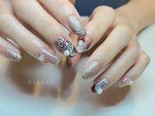 ヴィヴィアン ネイル(Vivian nail)/冬　ツイード　