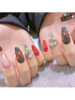 ルーミー アンド コー(Roomy&co.)/クリスマスネイル