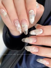 美人計ネイルサロン/油絵アート