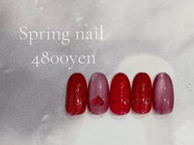 キャンアイドレッシー 草加店(Can I Dressy)/春ネイル