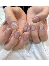 nail shop Aruna【アルナ】長崎/パラジェル/持ち込み/フィルイン/長さだし/マグネットネイル