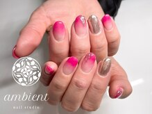 ネイルスタジオ アンビエント 表町店(Nail Studio ambient)/ピンクグラデーション