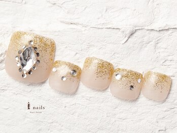 ジェミーネイル エビス(Jemiy nail ebisu)/ヌーディービジューラメ10480yen