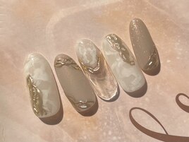 ニュアンスミラーネイル