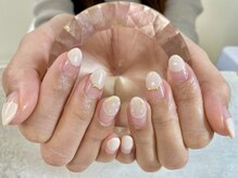 ネイルサロン ドゥ(Nail Salon Doux)/（垣内）シースルー丸フレンチ