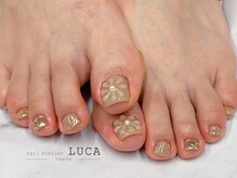 ネイルアトリエルカ(nail atelier LUCA)/M-283 ニュアンスフットネイル