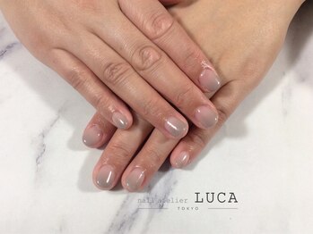 ネイルアトリエルカ(nail atelier LUCA)/S-112 大人上品グレージュグラデ