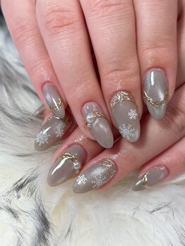 ミューティー(myuuty)/雪の結晶ネイル