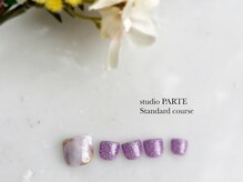 スタジオパルテ ネイルアイラッシュ(studio PARTE)/定額フット　スタンダードコース