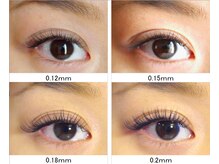 ラ モーダ(La moda.)/太さの種類