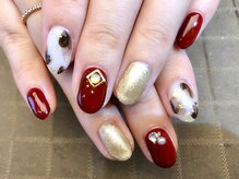 プラハネイル(+HER 美甲)/秋ネイル