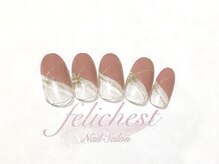 フェリーチェスト(felichest)/斜めフレンチ￥6.900