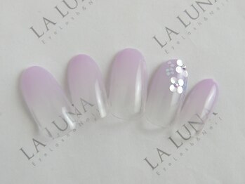 ラルナ ネイルアンドアイラッシュサロン(LA LUNA nail & eyelash salon)/～紫陽花ネイル～