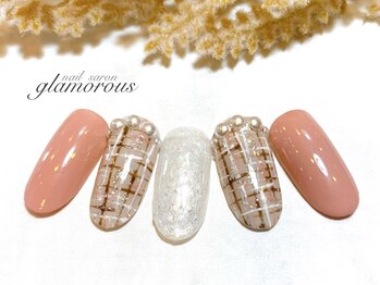 ネイルグラマラス 西新井店/《パラジェル》冬のツイード