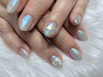 マグネットネイル×オーロラ