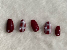 チェックネイル