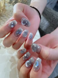 light blue×moon