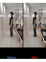 ピラティスエルエー(pilates LA)/たった1回のビフォーアフター