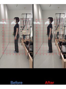 ピラティスエルエー(pilates LA)/たった1回のビフォーアフター