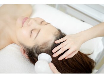 女性のための育毛促進・頭皮ケア専門サロン　イーズ／リバイタ　ららぽーと横浜/髪の毛のハリツヤUPにも頭皮ケア