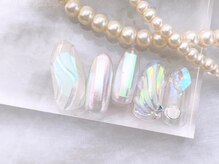 ネイルサロンフォーユー(for u)/貝殻オーロラネイル¥7980