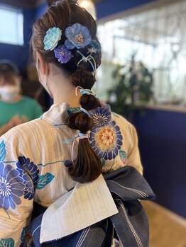 ララチッタ(L'la citta)/長岡川西 美容室 浴衣着付