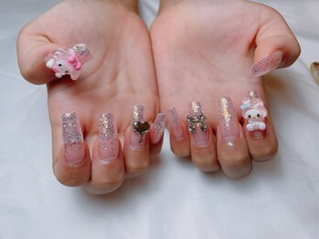 サロン ヴィーヴ(salon Vive)/長さだし×ラメグラデ