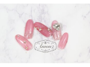 アモウズ(Amouz)/定額【テーマ:キラキラネイル】2