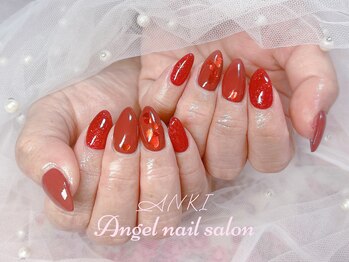 エンジェルネイルサロン(Angel nail salon)/ハートX赤