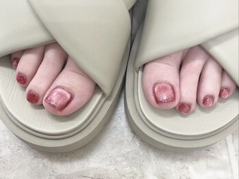 キャンアイドレッシー 館林店の写真/フットネイルで足先まで可愛く☆ネイルで美足に♪低価格でキレイを楽しめる!フットのみのお客様も大歓迎!