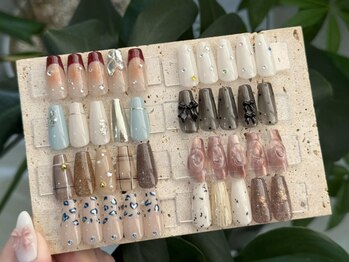 ウル(ULU)の写真/個性光る理想の手元に★ご新規様OFF¥0-個性派/vivid海外系/ワンホン/上品パーツ/ニュアンス/定額デザイン◎