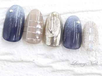 ラグジュアリーネイルズ カワグチ(Luxury Nails Kawaguchi)/たっぷり*ニュアンスNail