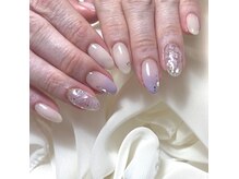 レプティーネイル(Les petite nail)の雰囲気（/パラジェル/フィルイン/ワンカラー/定額制/シンプルネイル）