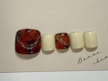 ココネイル(CoCo Nail)/秋フットデザイン