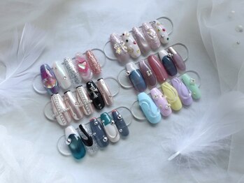 ナナネイルズ(nananails)の写真/【上前津駅スグ】デザインに迷ったら定額ネイル！毎月追加★人と被らない個性派ネイルはnanasnailsへ☆