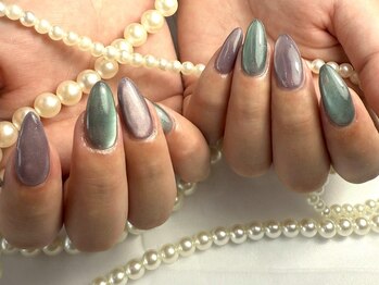 パダアット ヴァラネイル 天神南店(PADA at VALLANAIL)/マグネットネイル/ワンカラー